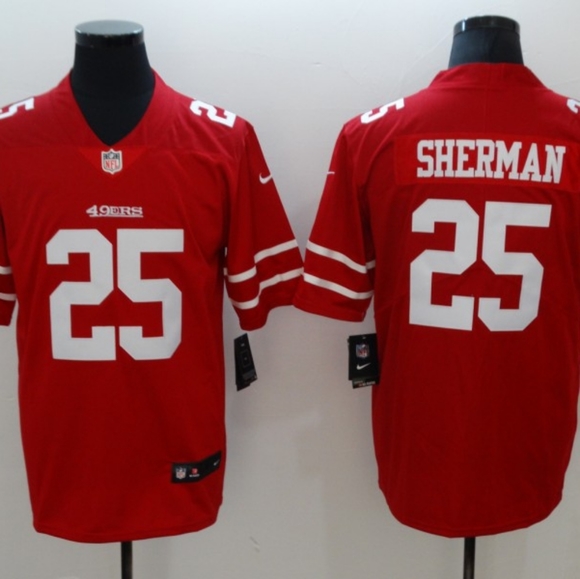 sherman jersey 49ers